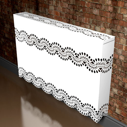 White Lace radiator cover from Lace Furniture