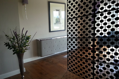Laser cut metal room partitions perfect for home and business