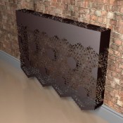 Nottingham  Lace Heavy Braided Pattern Wall mounted Radiator cover by Couture Cases