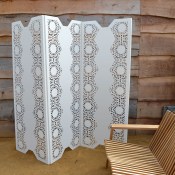 White Lace Room dividers by Lace Furniture