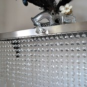 Crystal Console table and shelving by Couture Cases